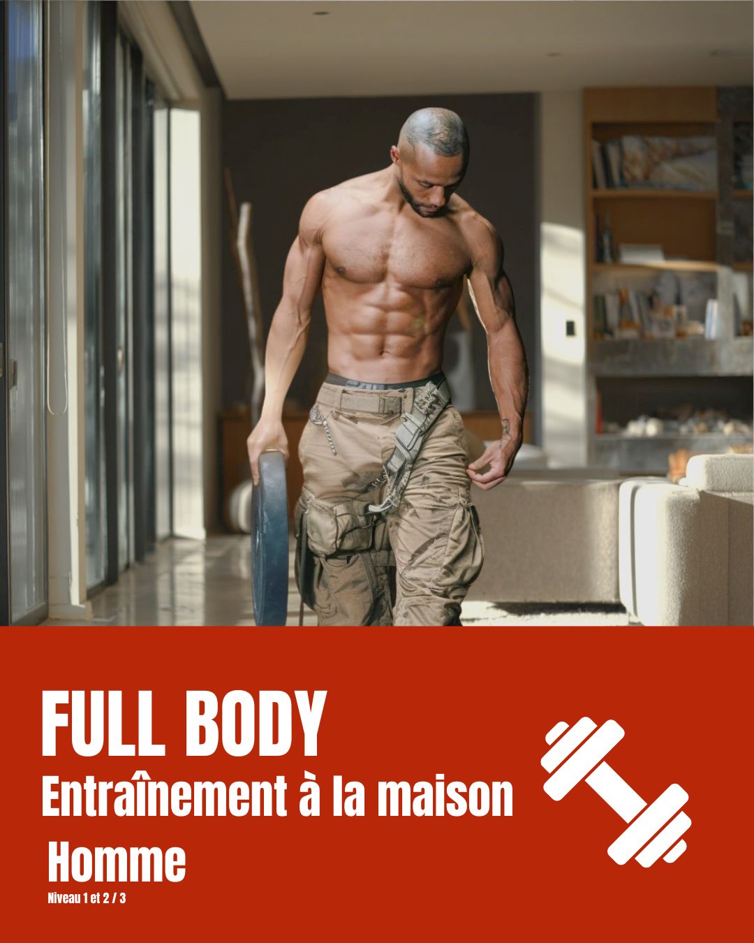 PROGRAMME FULL-BODY À LA MAISON ( HOMME )